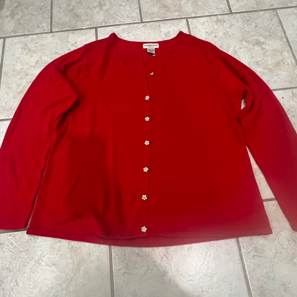 Notation woman Long Sleeve Elegant Cardigan, Button Up Casual Sweater
